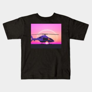 Helicopter Kids T-Shirt